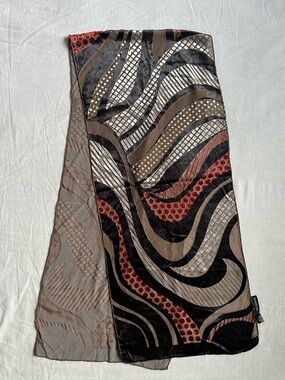 Vintage Velvet Burnout Scarf